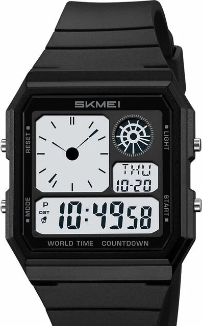 Наручные часы skmei 2347bkwt black/white 