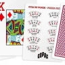 Карты Copag Texas Holdem poker cards 100% plastic (Red) 