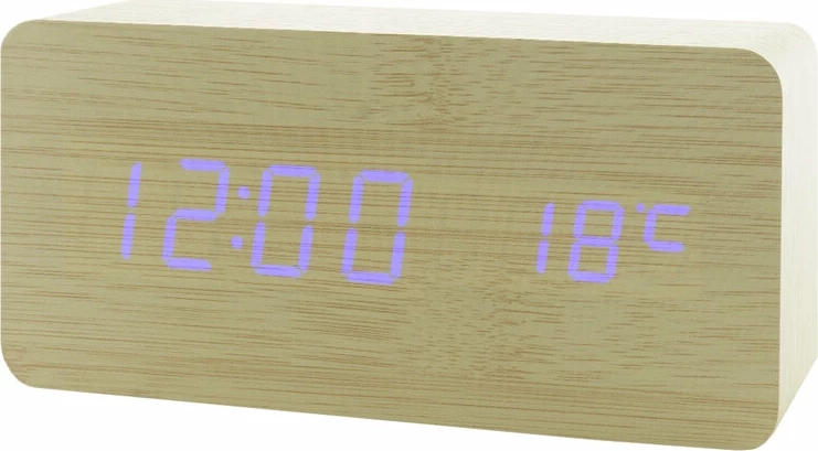 Сетевые часы vst862-5 син.цифры (желт)+usb кабель (без адаптера) 