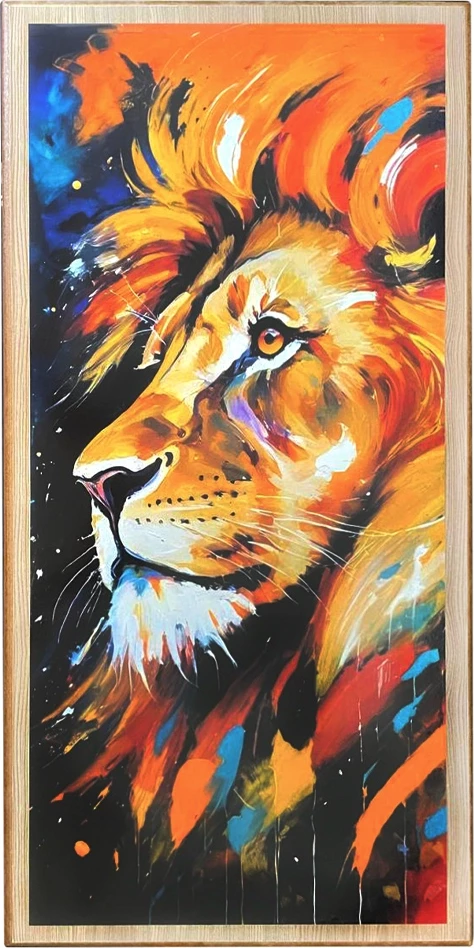 Нарды + Шашки Сирия Лев Король большие (Россия, дерево, 60 см), Partida 